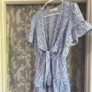 Petal & Pup - Tiered Skirt Front Tie Baby Doll Dress - Brand New!